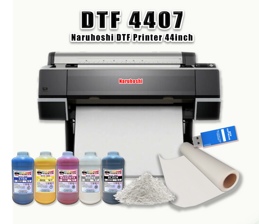 Naruhoshi DTF 4407 Printer, 44" Wide – Ready to Print Bundle Package, Free Shipping in USA