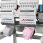 McLaud MT215-12x14 A Embroidery Machine, 2 Head, 15 needles, 1000spm, Free Shipping in USA