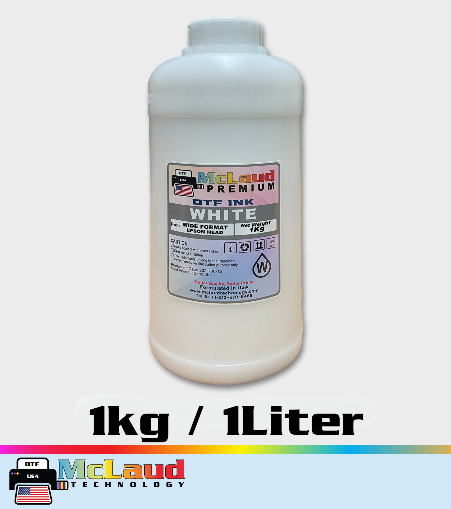 Premium DTF Ink, Formulated in USA