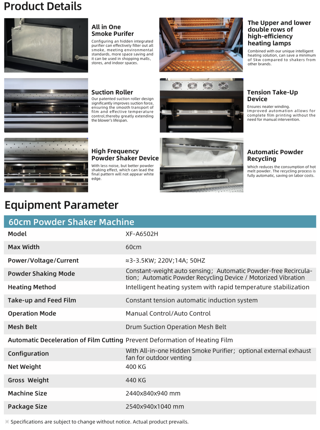 Naruhoshi DTF605, 24 inch wide, 5 heads i3200 DTF Printer with Industrial 1,000 ft film holder