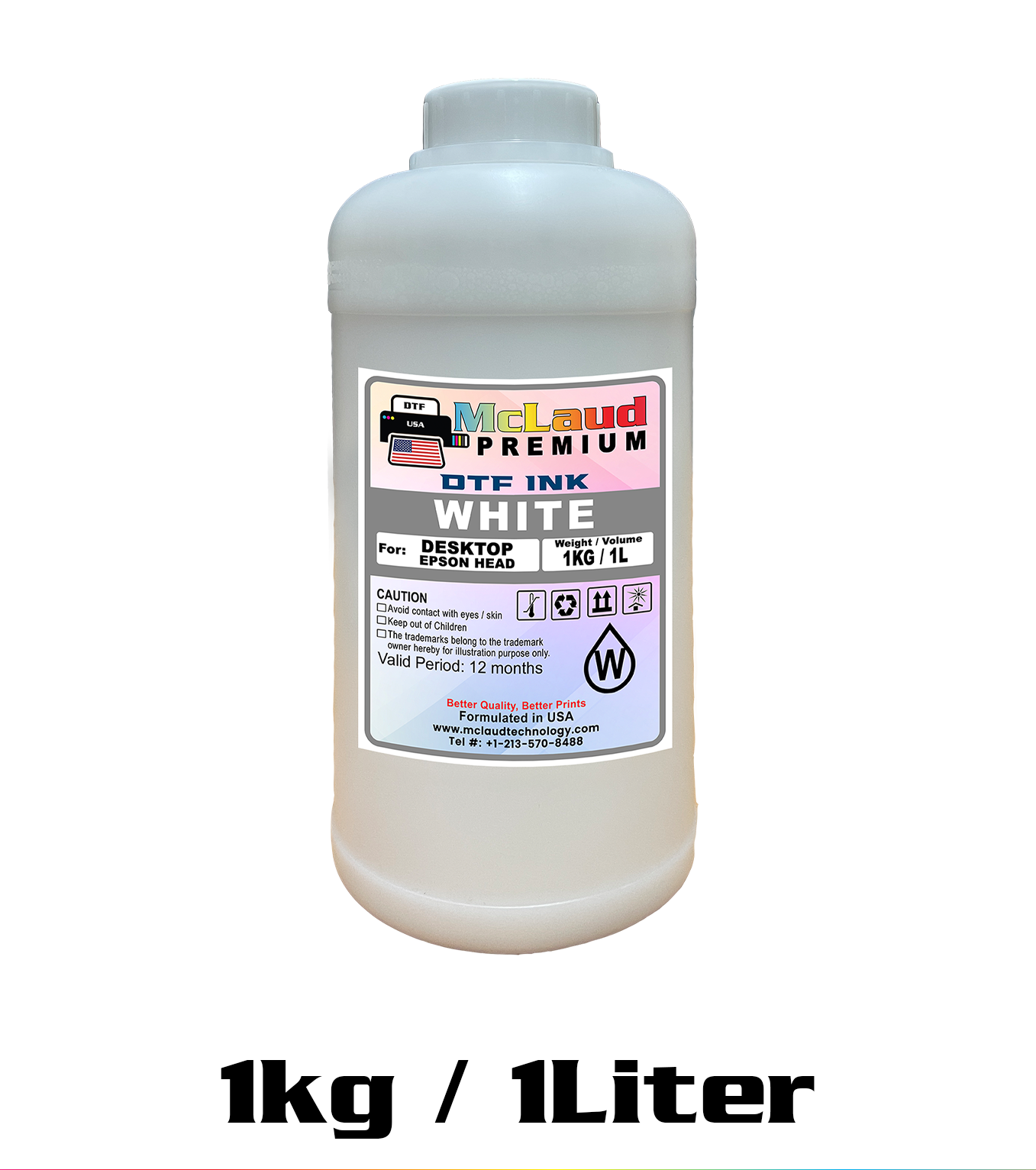 McLaud Premium DTF Ink, Formulated in USA
