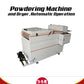 Naruhoshi MP2402, 24" Wide Conveyor Type Powdering Machine and Dryer, Automatic Operation