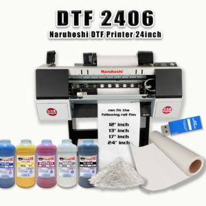 Naruhoshi DTF2406 Printer, 24" Wide – Printer Only or Ready to Print Bundle Package Free Shipping